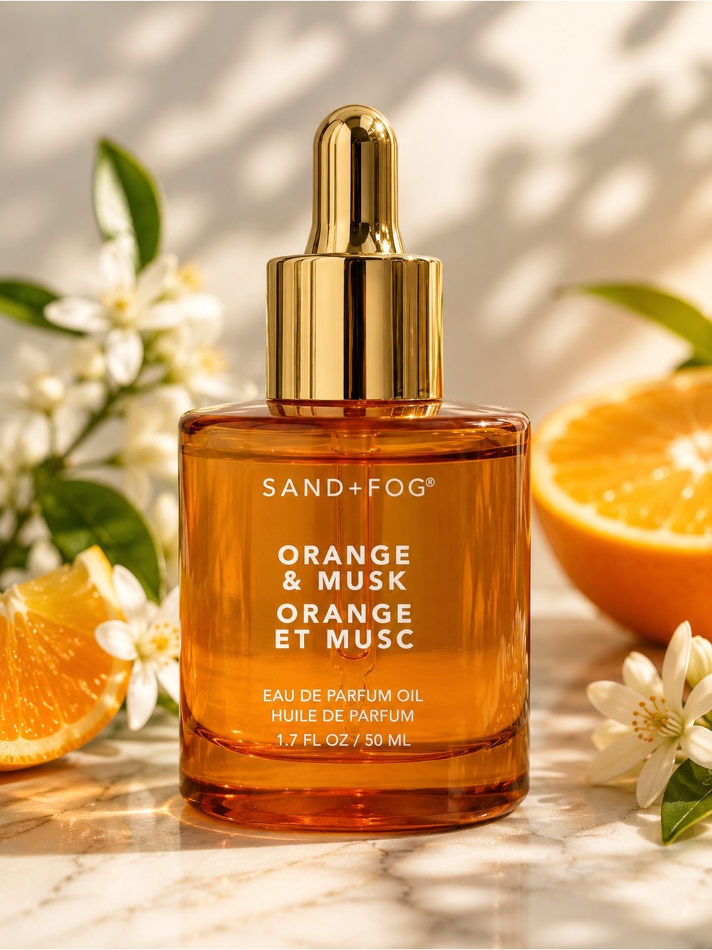 SAND + FOG Orange & Musk Eau de Parfum Oil – 50 mL 🍊✨